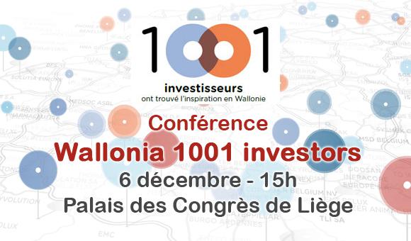 1001 investisseurs ont trouvé l'inspiration en Wallonie