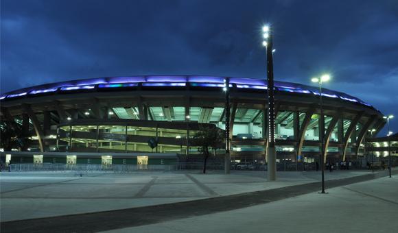 Outdoor LED lighting solutions to the Maracaña Arena in Rio.