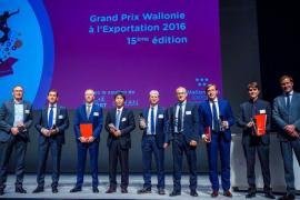 The winners of the Wallonia Export Awards 2016