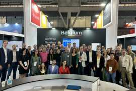 La délégation WBI, AWEX, FIT et hub.brussels lors du Smart City Expo de Barcelone en novembre 2022 © WBI La délégation WBI, AWEX, FIT et hub.brussels lors du Smart City Expo de Barcelone en novembre 2022 © WBI
