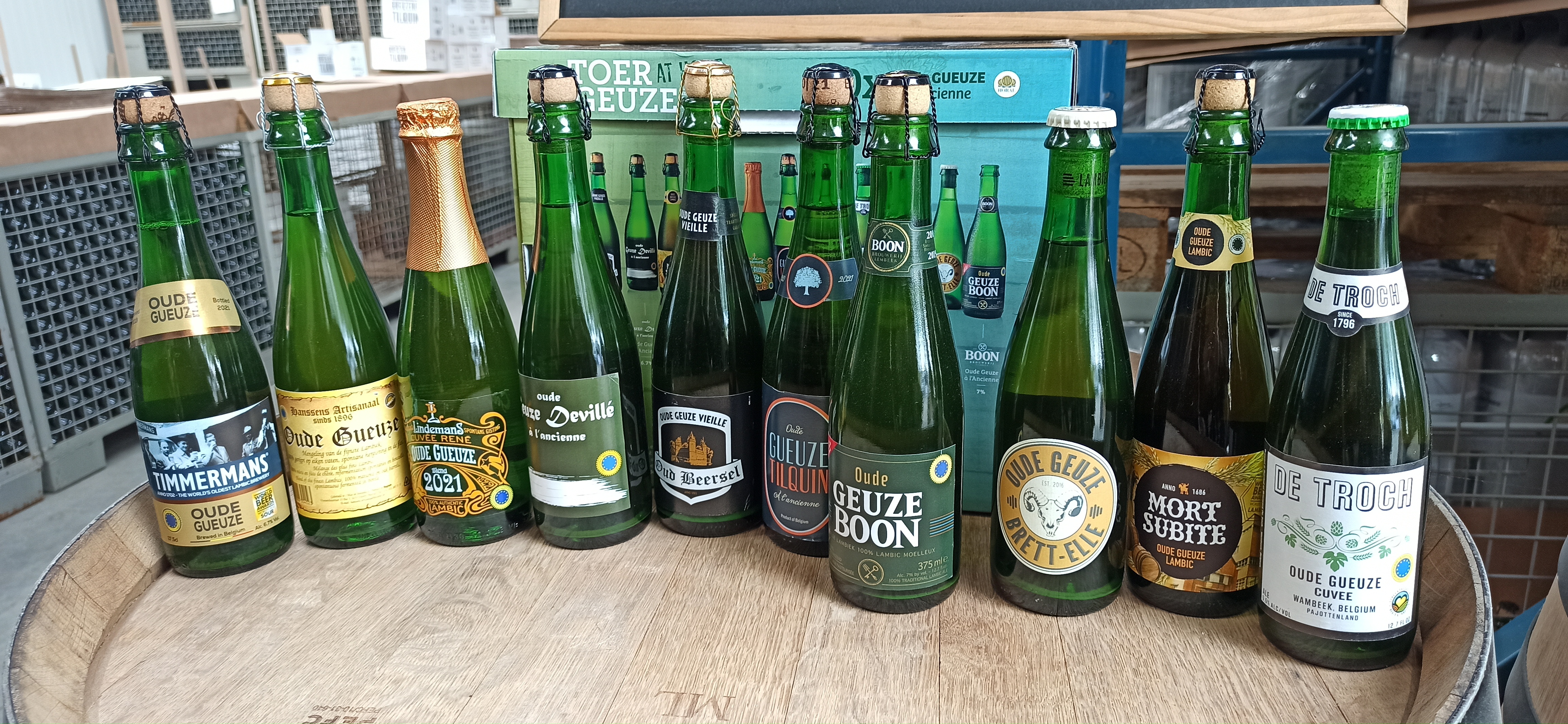 Gueuze bottles
