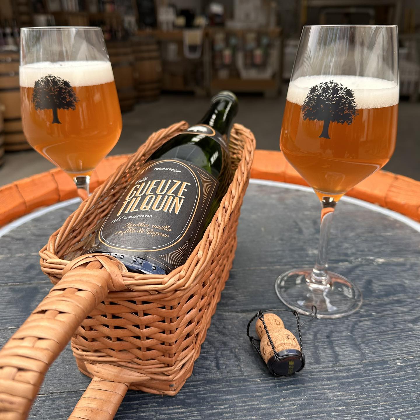 Tilquin Cognac beer