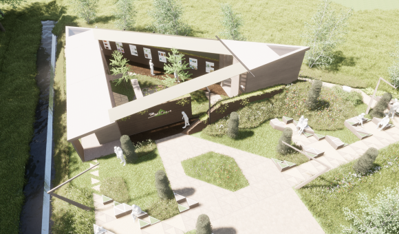 Le futur pavillon-jardin de la Belgique aux Floriades d'Almere (NG-Lab)