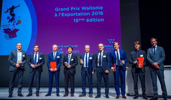 The winners of the Wallonia Export Awards 2016