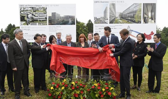 Inauguration of CBTC in the presence of Chinese and Walloon authorities