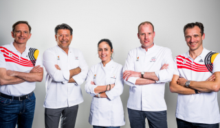 The duo at the head of Team Belgium with the 3 Michelin-starred Belgian chefs