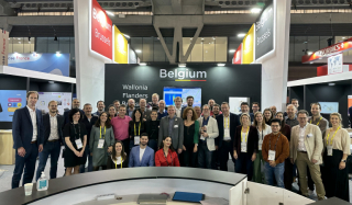 La délégation WBI, AWEX, FIT et hub.brussels lors du Smart City Expo de Barcelone en novembre 2022 © WBI La délégation WBI, AWEX, FIT et hub.brussels lors du Smart City Expo de Barcelone en novembre 2022 © WBI