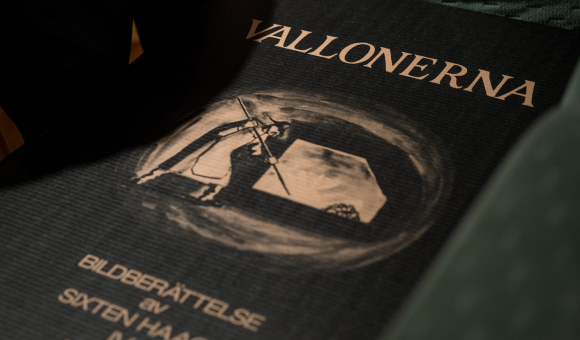 Cover of the collection of "Walloons of Sweden" lithographs in Jernkontoret library in Stockholm © J. Van Belle – WBI