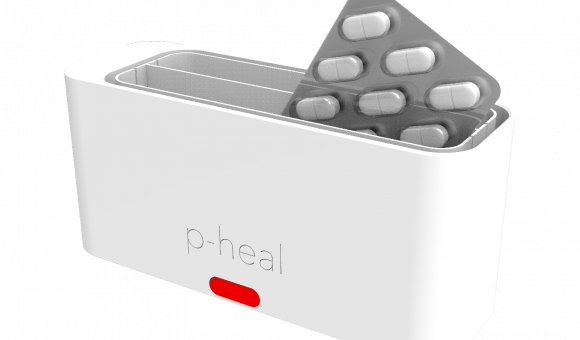 P-Heal is a connected pillbox.
